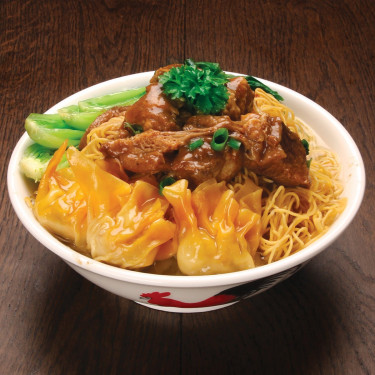 Beef Brisket And Wonton Noodles