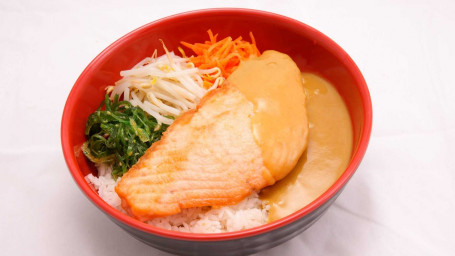 Curry Salmon Rice Bowl