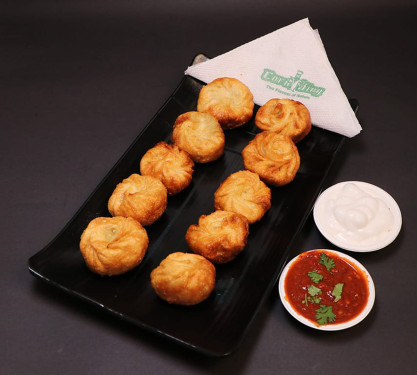 Cheese Corn Fried Momos [7 Pieces]