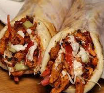 Schezwan With Cheese Shawarma (Chicken)