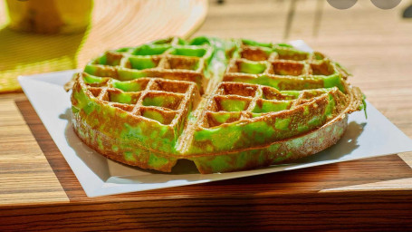 Pandan Waffles