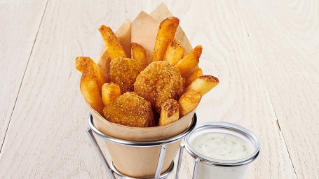 Crispy Chicken Bites And Fries