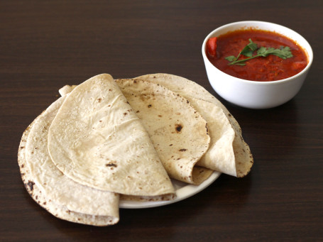 Butter Chicken 5 Chapati Roasted Papad