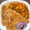 Matar Aloo Parantha Thali