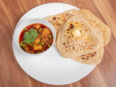 Aloo Mattar Paratha (4 Pcs)