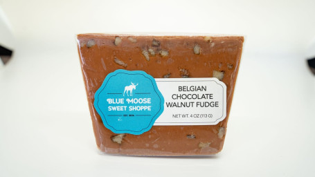 Blue Moose Belgian Chocolate Walnut Fudge