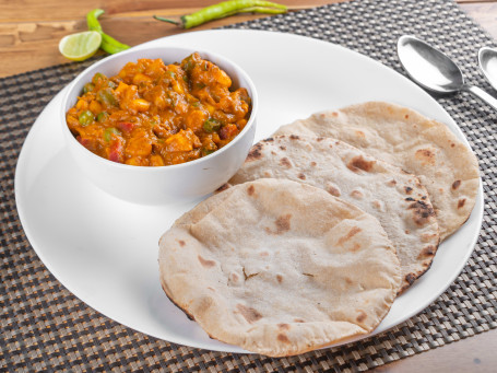 Mix Veg With 3 Tawa Roti