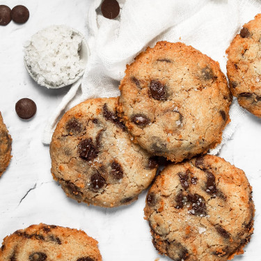 Dark Chocolate Sea Salt Vegan Cookie