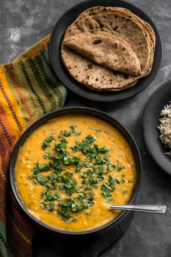 Dal With Tawa Paratha