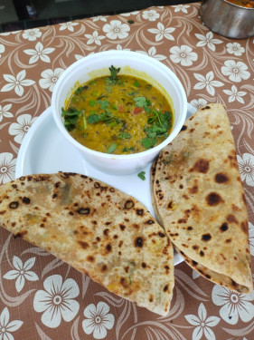 Butter Khichdi+Aalo Paratha(2)