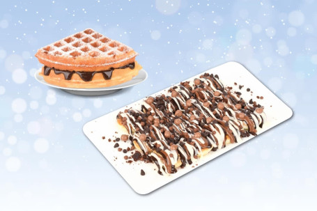 1 Chocolate Lovely Pancake (6Pc) 1 Chocolate Heaven Waffle