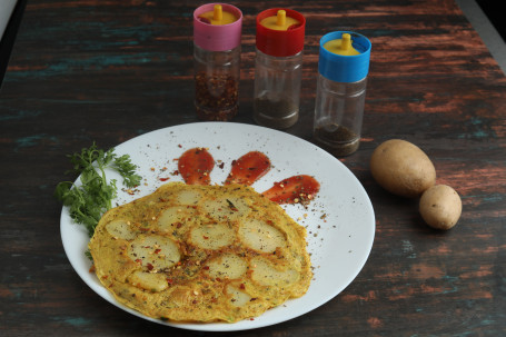 Spanish Potato Omelette With Chutney