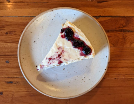 Classic Blueberry Cheesecake Slice