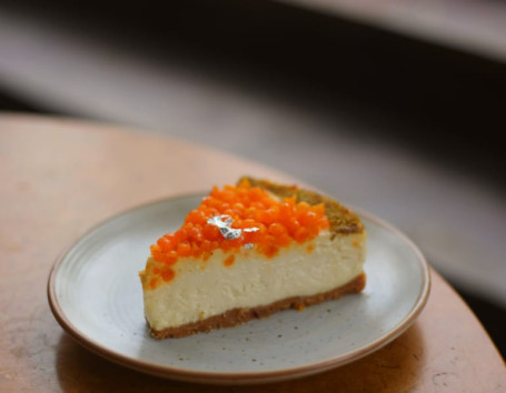 Motichoor Cheesecake (Ganesh Utsav Special) Slice