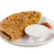 3 Aloo Pyaaj Green Chili Paratha With Curd