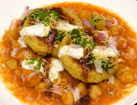 Chole Tikki Chaat (1 Plate)