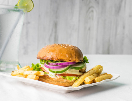 Combo 1 Classic Veg Burger French Fries