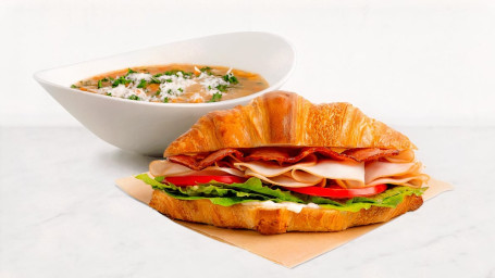 Croissant Sandwich Zuppa Combo