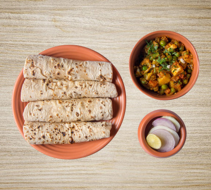 Mix Veg +Tawa Roti (4Pc)