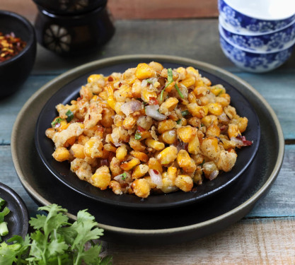 Crispy Corn With Onion