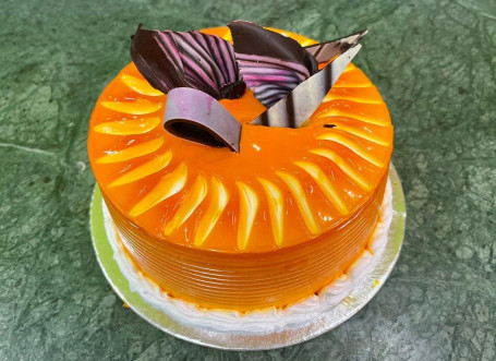 Delicious Yummy Fresh Cream Mango Premium Cake [500 Grams]