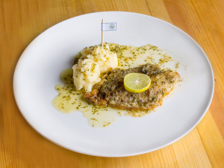 Fish Steak With Lemon Butter Sauce