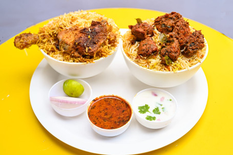 Chicken Biryani (Dum+Fry) 2 Biryanies