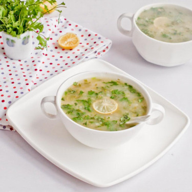 Lemon And Corinder Veg Soup