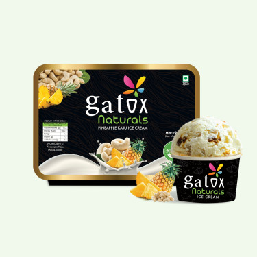 Pineapple Kaju Ice Cream[Family Pack]