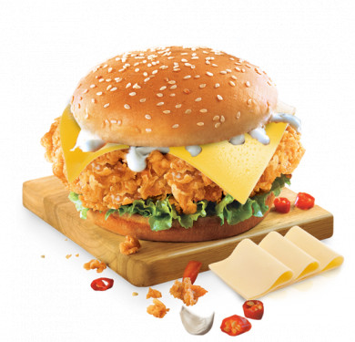 Hamburger Di Zinger Con Formaggio