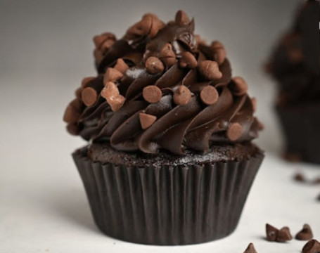 Overloaded Choco Chips Cupcake