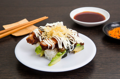 Crumbed Chicken Avocado Nigiri Pieces