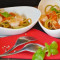 Choix De Pâte Avec Sauce Fruit De Mer Choice Of Pasta With Seafood Sauce