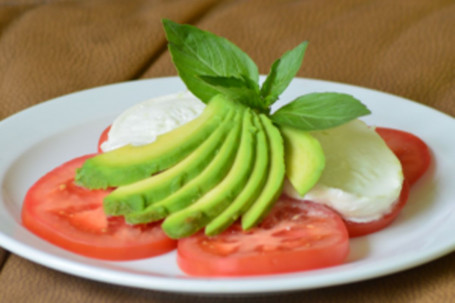 Tomato, Buffalo Mozzarella Avocado Salad