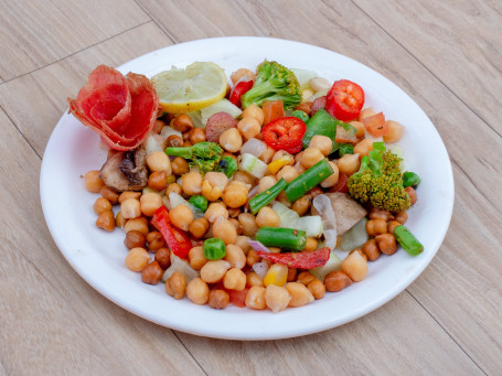 White Black Chana Salad