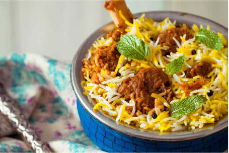 Mutton Biryani Combo With Chicken Nizami (Serves1)