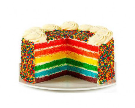 Full Rainbow Cake