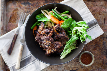 Garlic And Pepper Lamb Cutlets