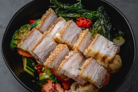 Crispy Pork Belly Spicy Soy Bean Sauce