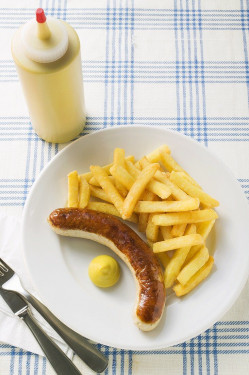 Bratwurst Pommes Fritte