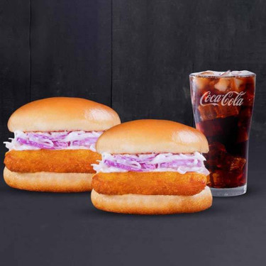 Crispy Chicken Burger Crispy Chicken Burger Free Coke (S)