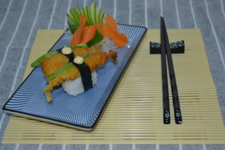 Tempura Prawn And Avocado Nigiri