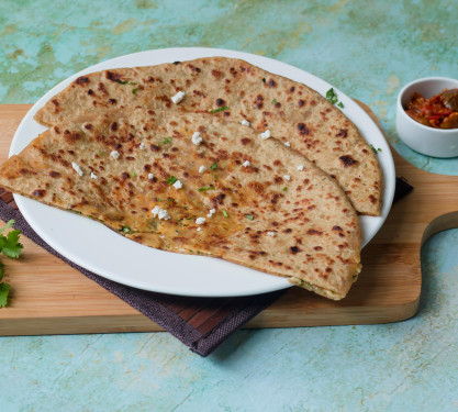 Paneer Paratha (1) Sabzi Or Raita Pickle