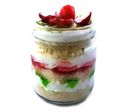 Strawberry Kiwi Jar Cakes [350 Ml]