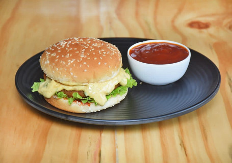 Hh Masala Grill Burger (Served With Sauce)