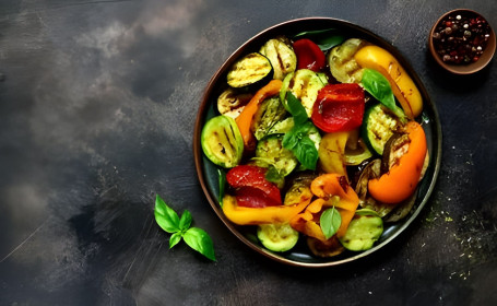 Soya Chunks Veggie Salad