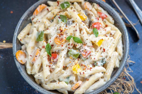 Chicken White Sauce Penna Pasta