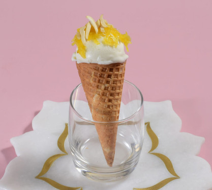 Fresh Pineapple Waffle Cone