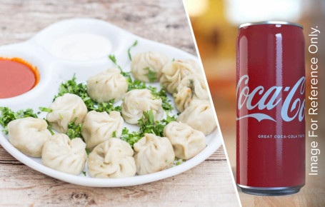 Paneer Momos Coke