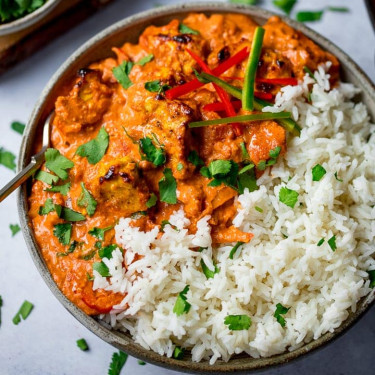 Chicken Tikka Masala With Steamed Rice (Mini)